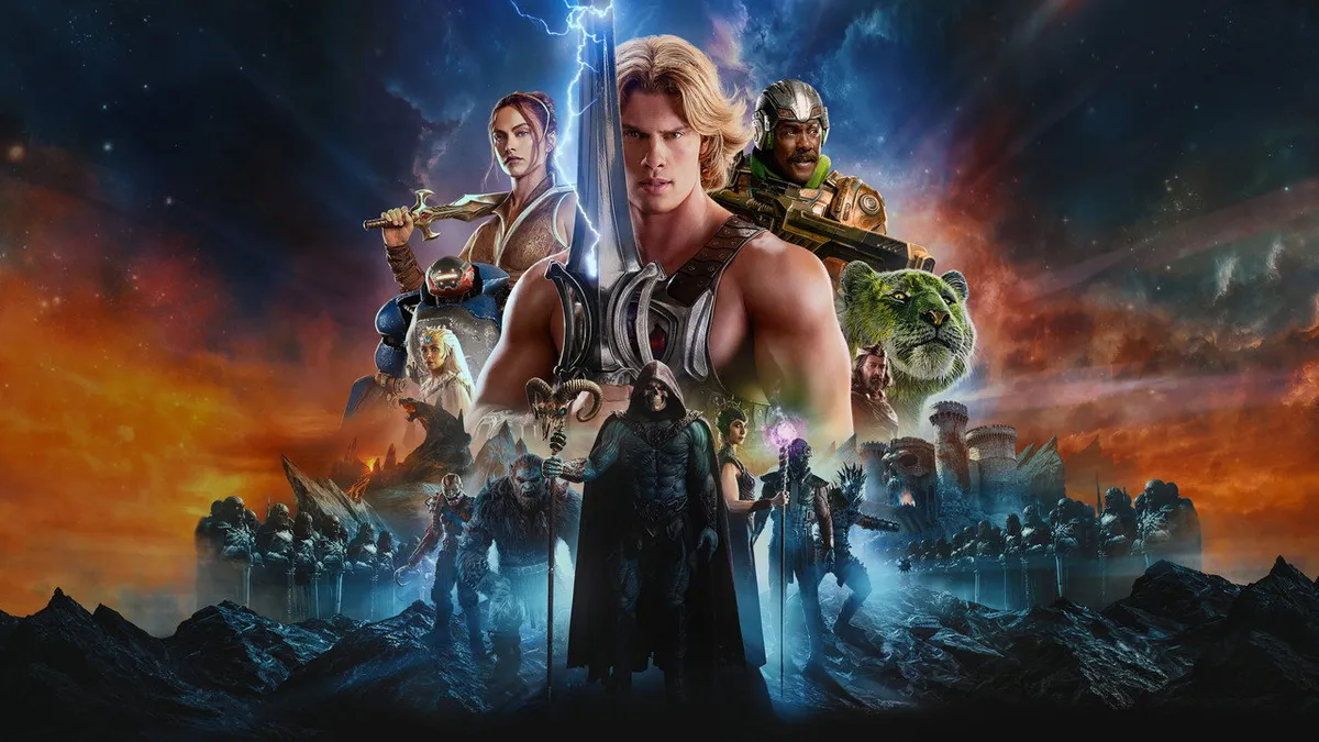 Masters of the Universe 2026 film starring Nicholas Galitzine as He-Man and Jared Leto as Skeletor, directed by Travis Knight for Amazon MGM and Mattel Films
