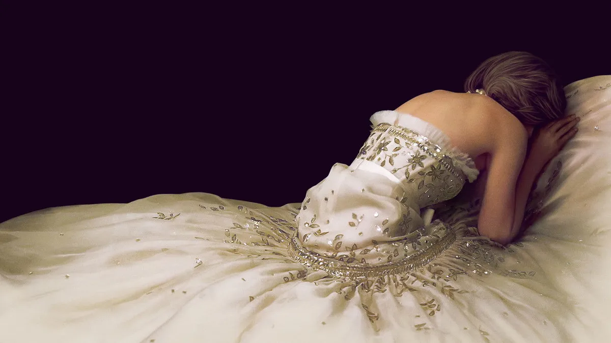 Still from Pablo Larraín's Spencer (2021), the director's previous historical drama featuring Kristen Stewart as Princess Diana
