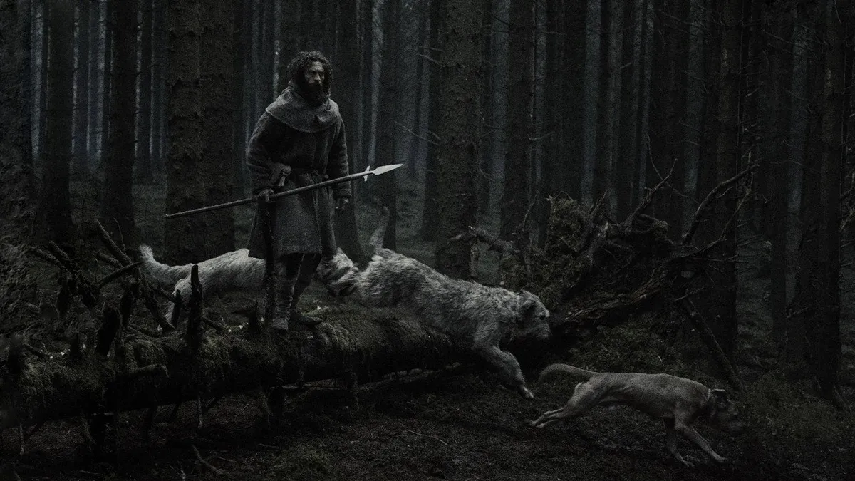 First look at Robert Eggers Werwulf 2026, a medieval werewolf horror film starring Aaron Taylor-Johnson and Lily-Rose Depp for Focus Features