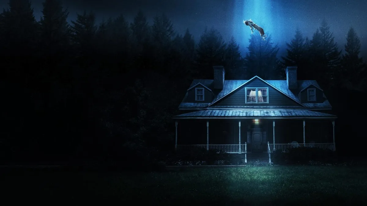 Still from No One Will Save You (2023), directed by Brian Duffield, who is set to direct Warner Bros. Siren Head horror adaptation