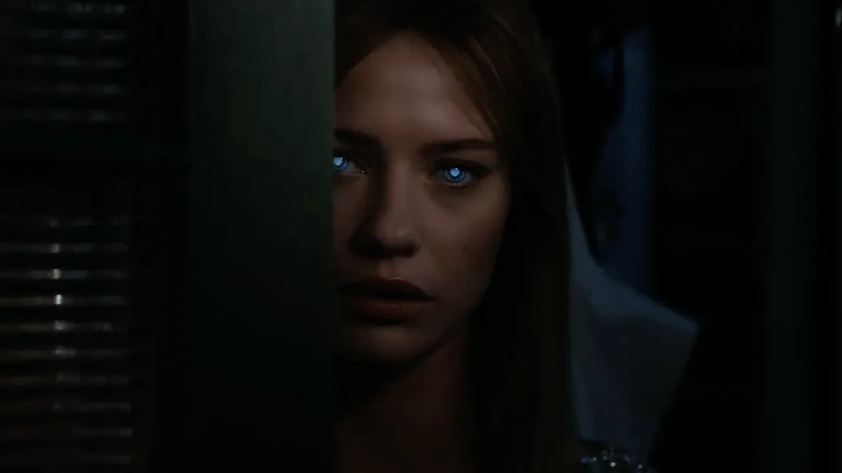 Soulm8te 2026 film backdrop, M3GAN spinoff directed by Kate Dolan starring Lily Sullivan as a rogue android
