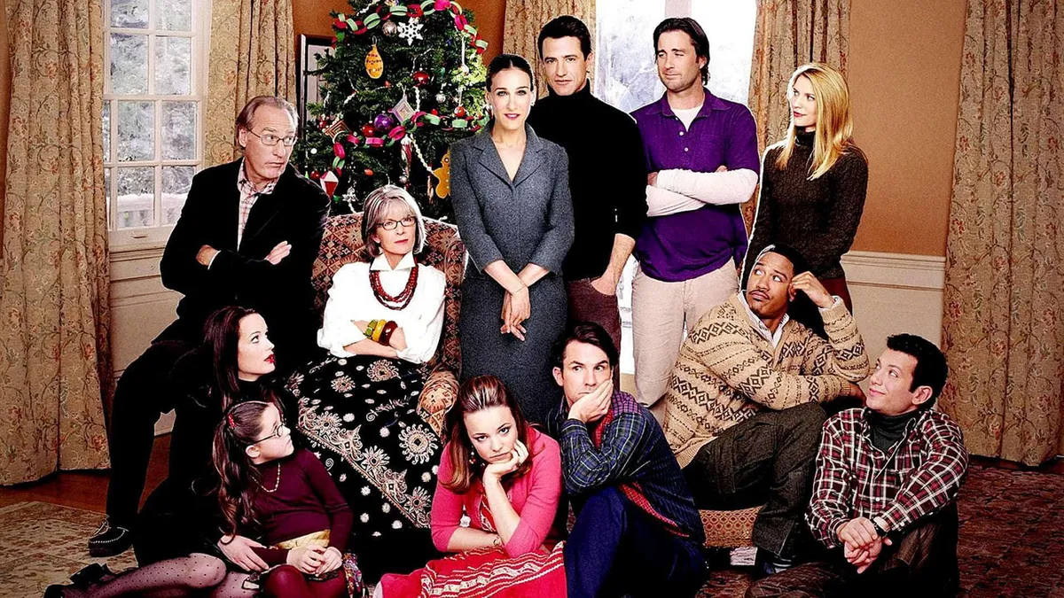 The Family Stone 2005 ensemble cast scene, the predecessor to Searchlight Pictures sequel The Families Stone directed by Tom Bezucha