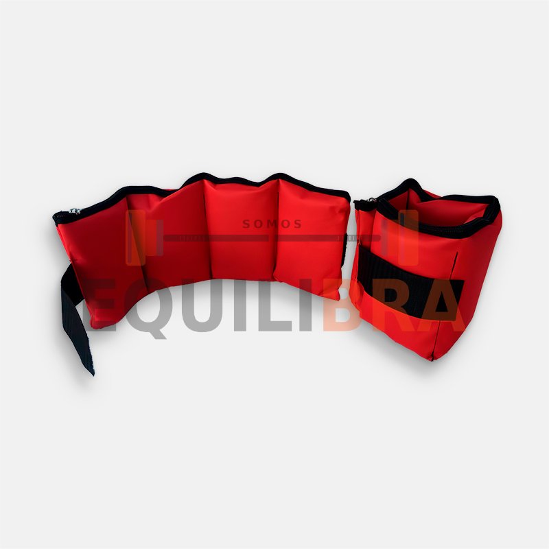 Par de Tobilleras de peso 1/2 Kg - con cierrre