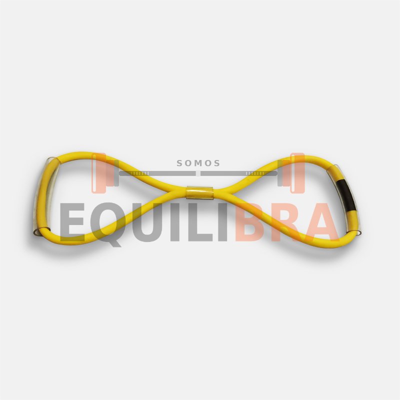 Bandas de tubo de látex en ocho