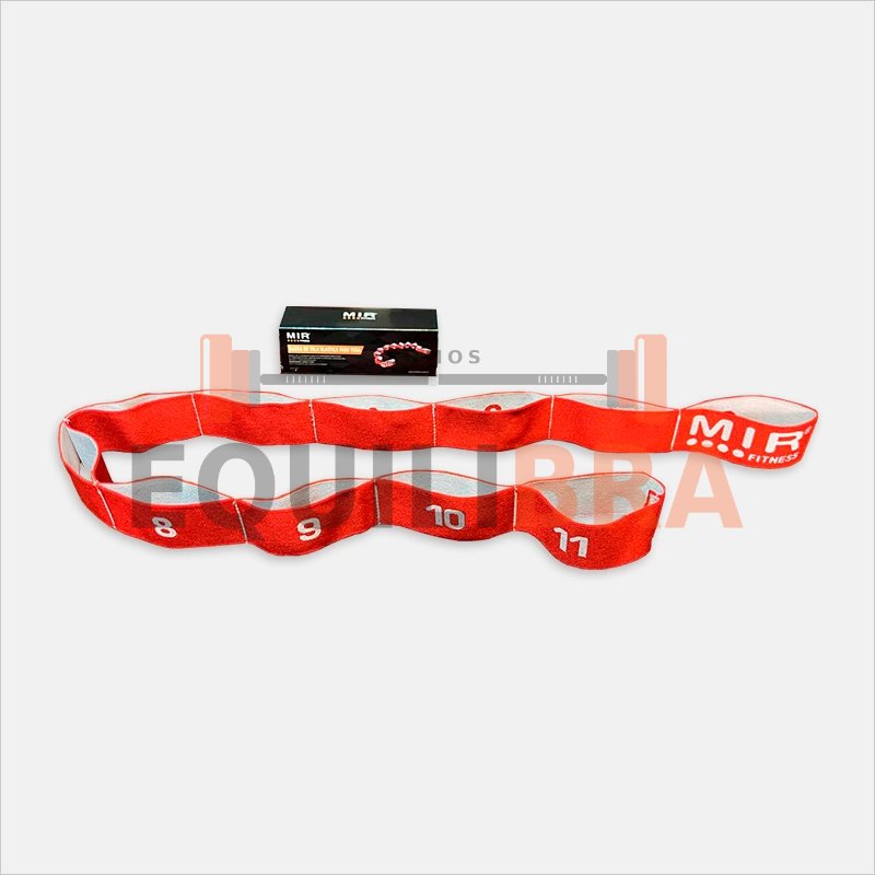Banda elástica numerada - 11 posiciones- MIR (YOGA STRAP)