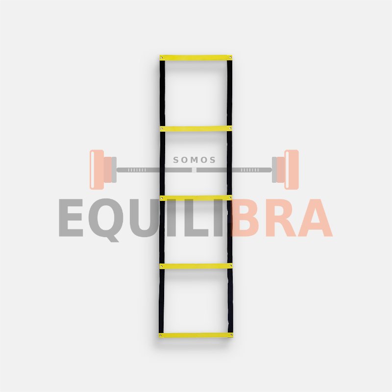 Escalera de 5 peldaños con flejes de 40 cm