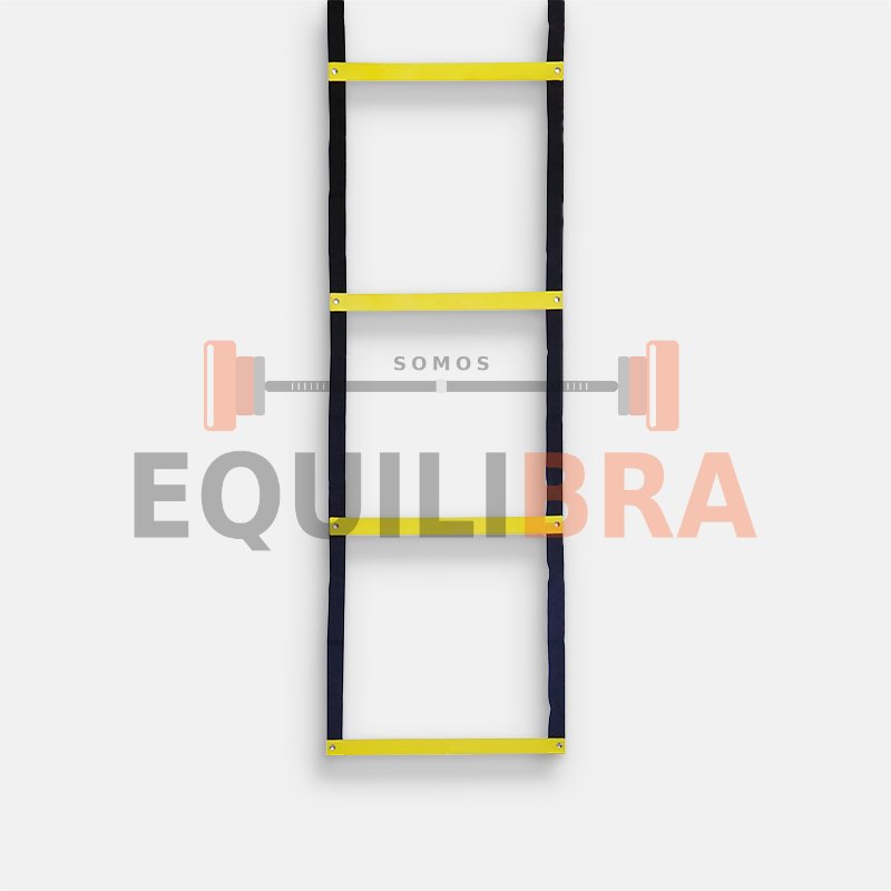 Escalera de 10 peldaños con flejes de 40 cm