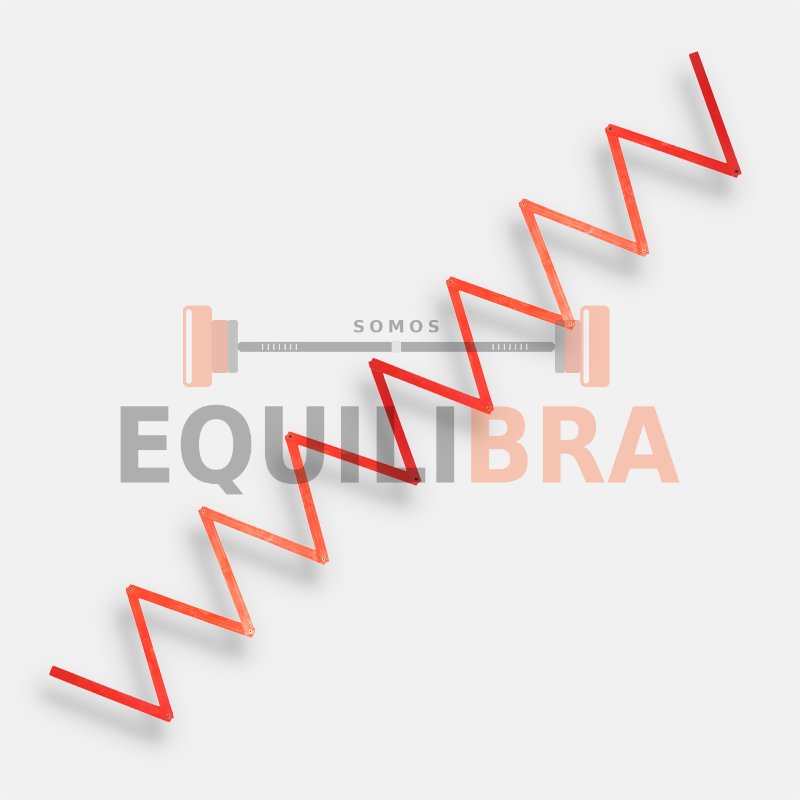 Zig Zag de 14 flejes de 40 Cm