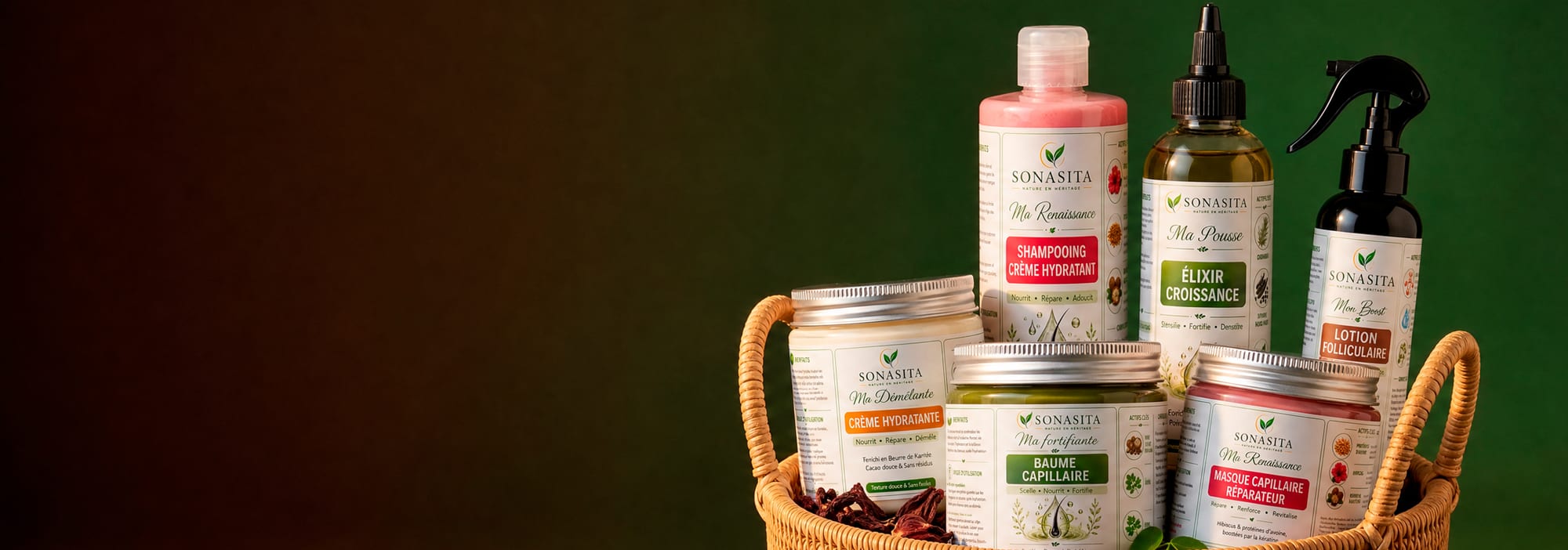 Soins capillaires Sonasita pour cheveux texturés