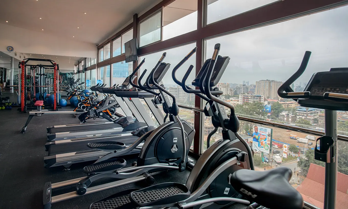 Fitness centre at Cloud Hotel & Suites