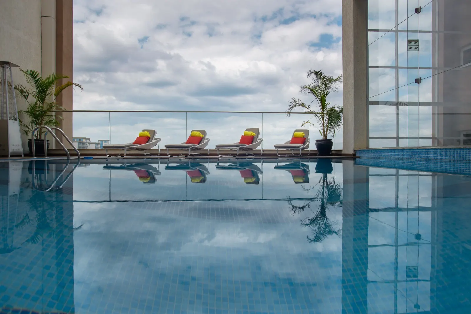Swimming pool overlooking Nairobi at The Concord Hotel & Suites