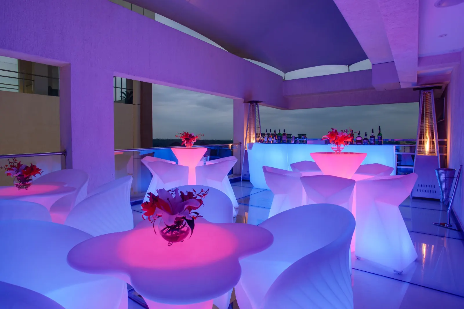 Evening lounge at The Concord Hotel & Suites