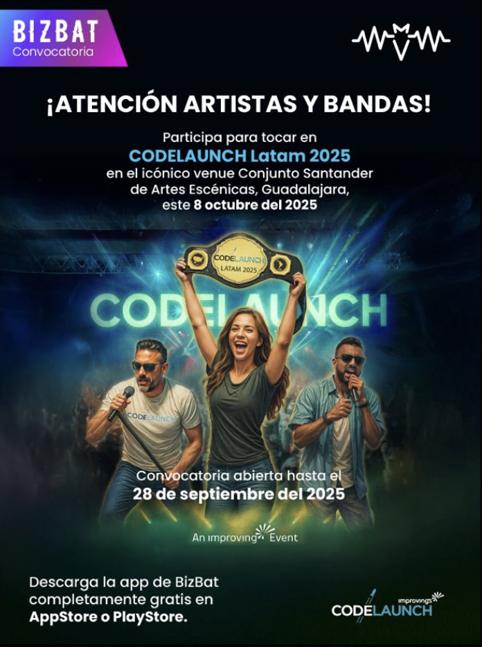 Toca en CodeLaunch LATAM 2025 – Guadalajara