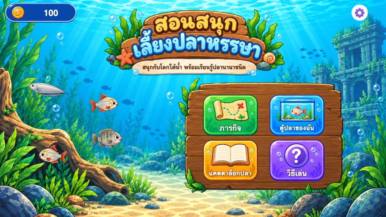 เลี้ยงปลาหรรษา
