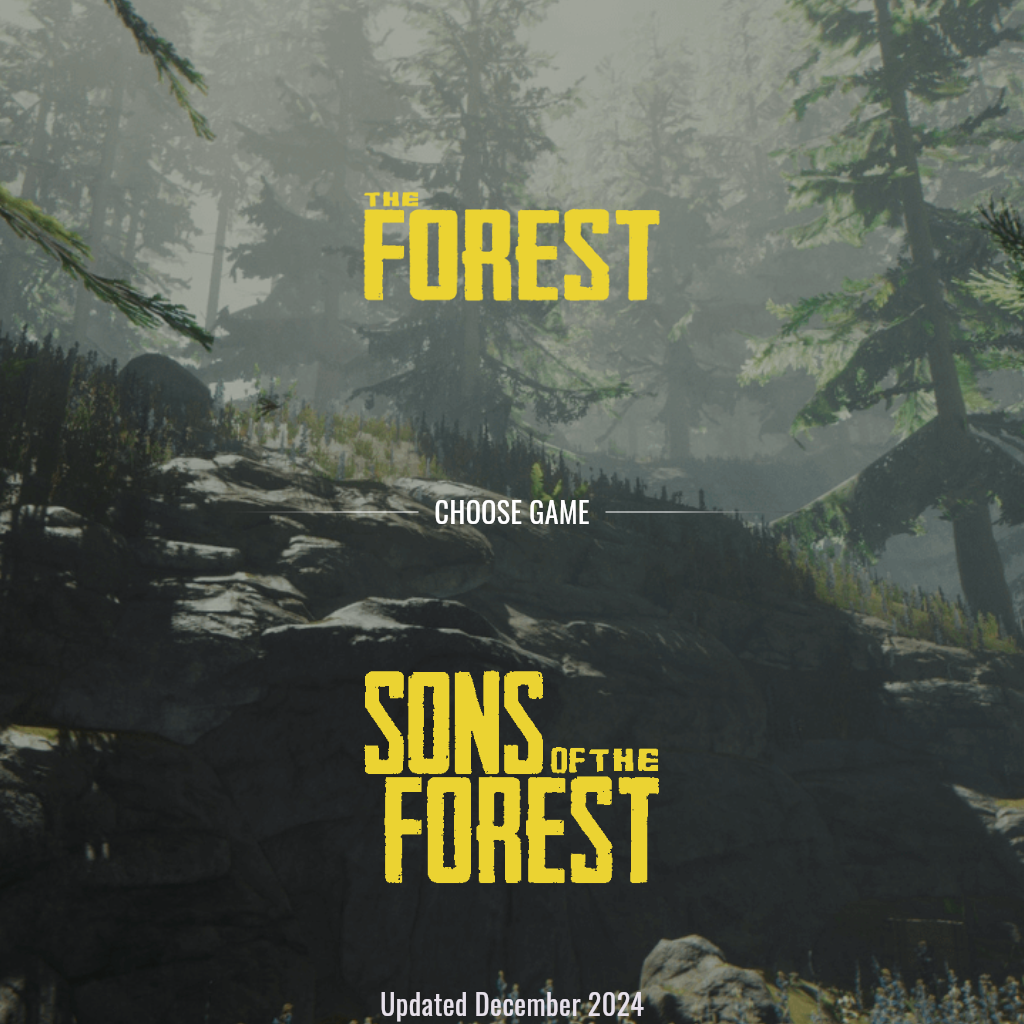 Sons of the forest interactive map