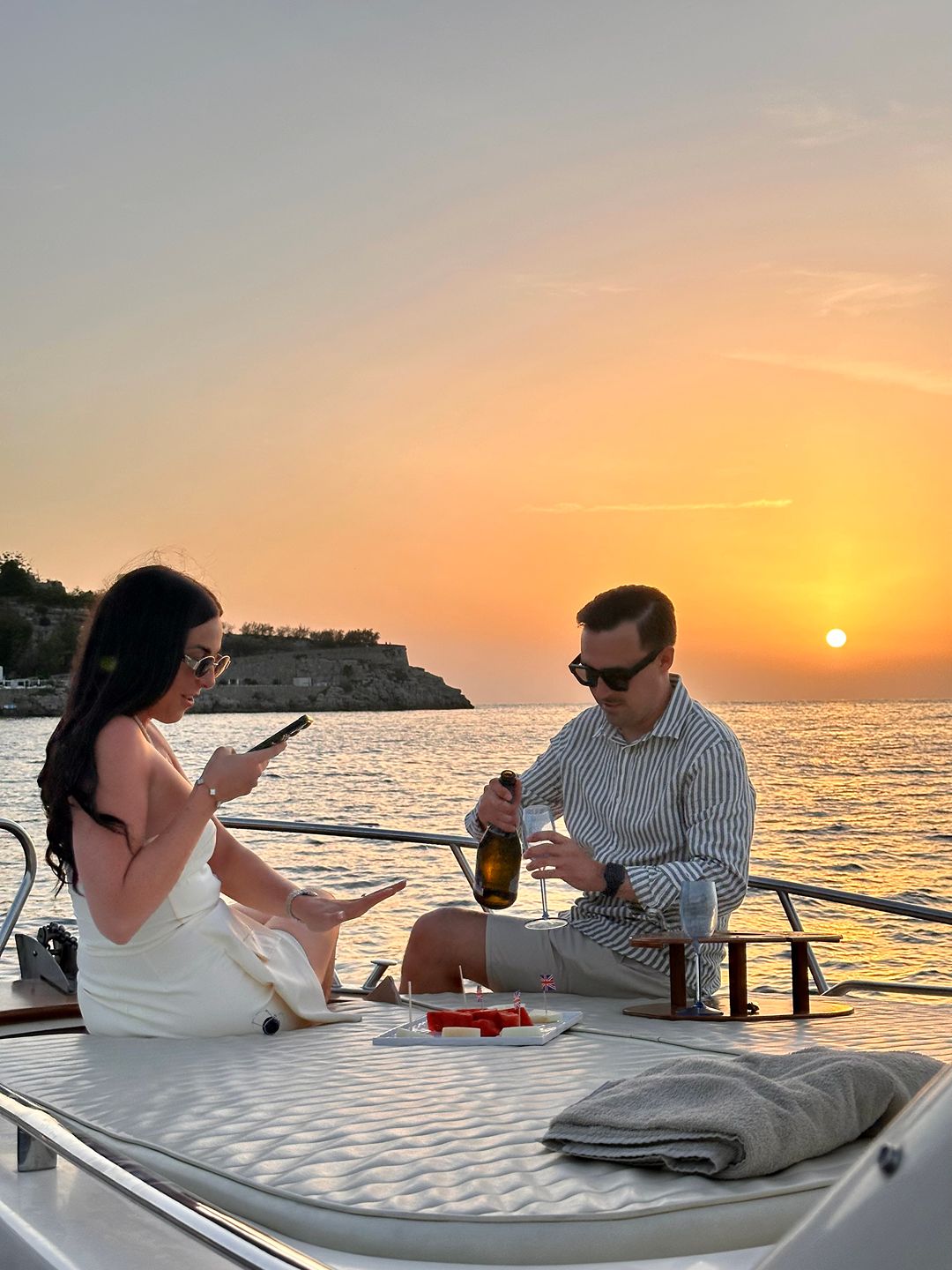 Sunset Experience: Private Boat Tour in Sorrento, Capri, or the Amalfi Coast