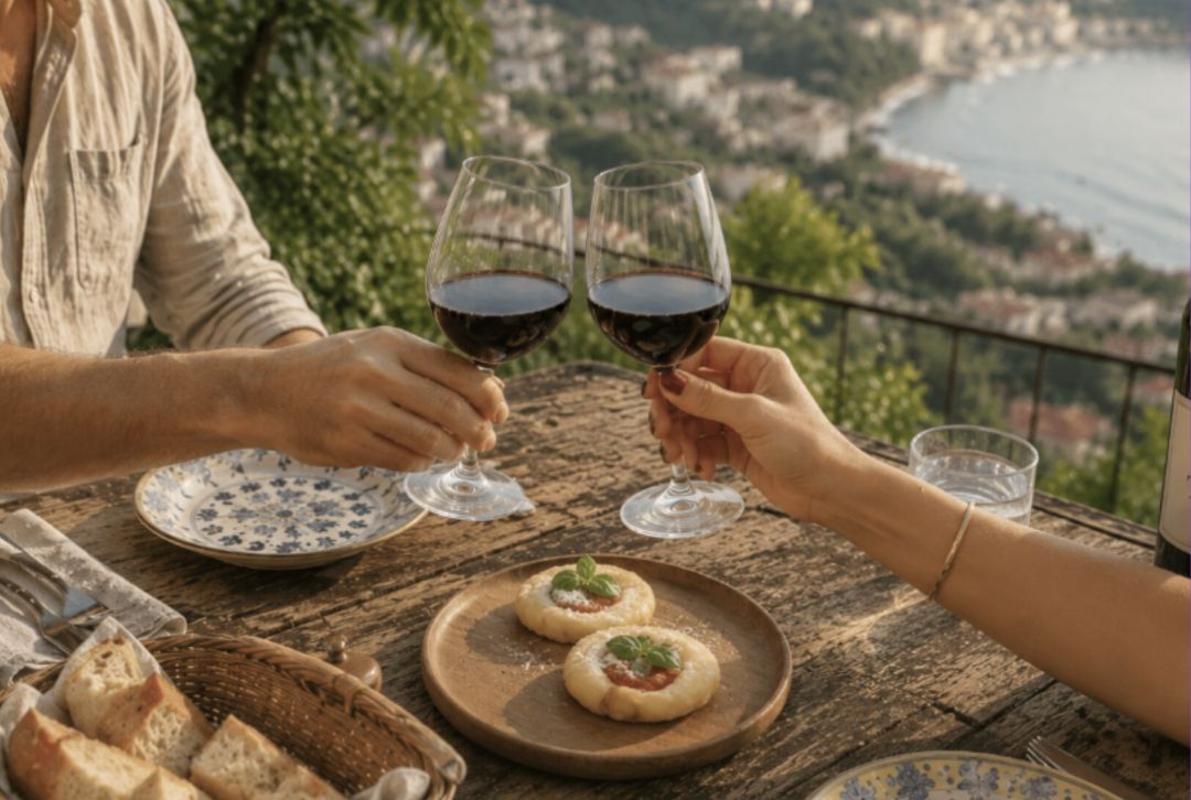 Semi-Private Cooking Class & Garden Dinner in Sorrento