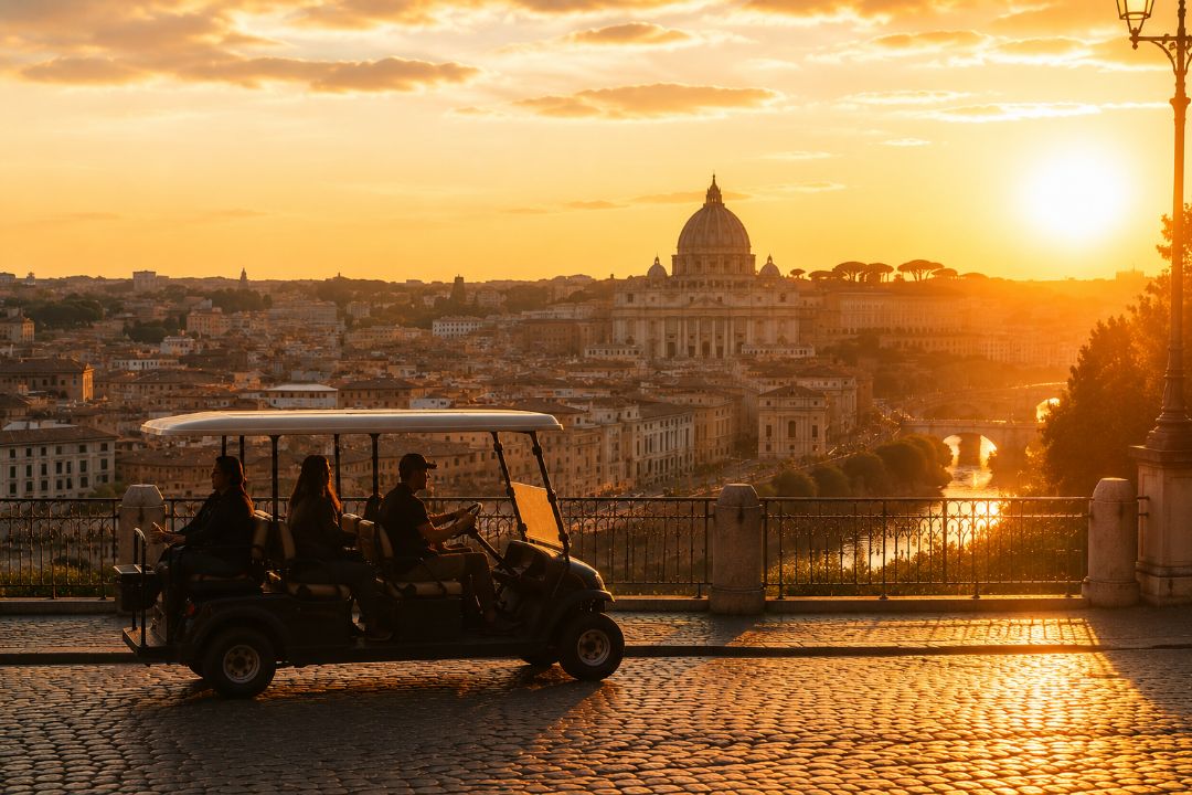 Rome in Comfort: Colosseum Underground & Golf Cart Ride