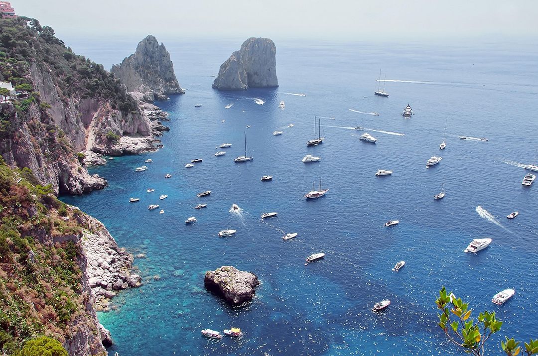 Explore the Island of Capri on a Semi-Private Boat Tour 