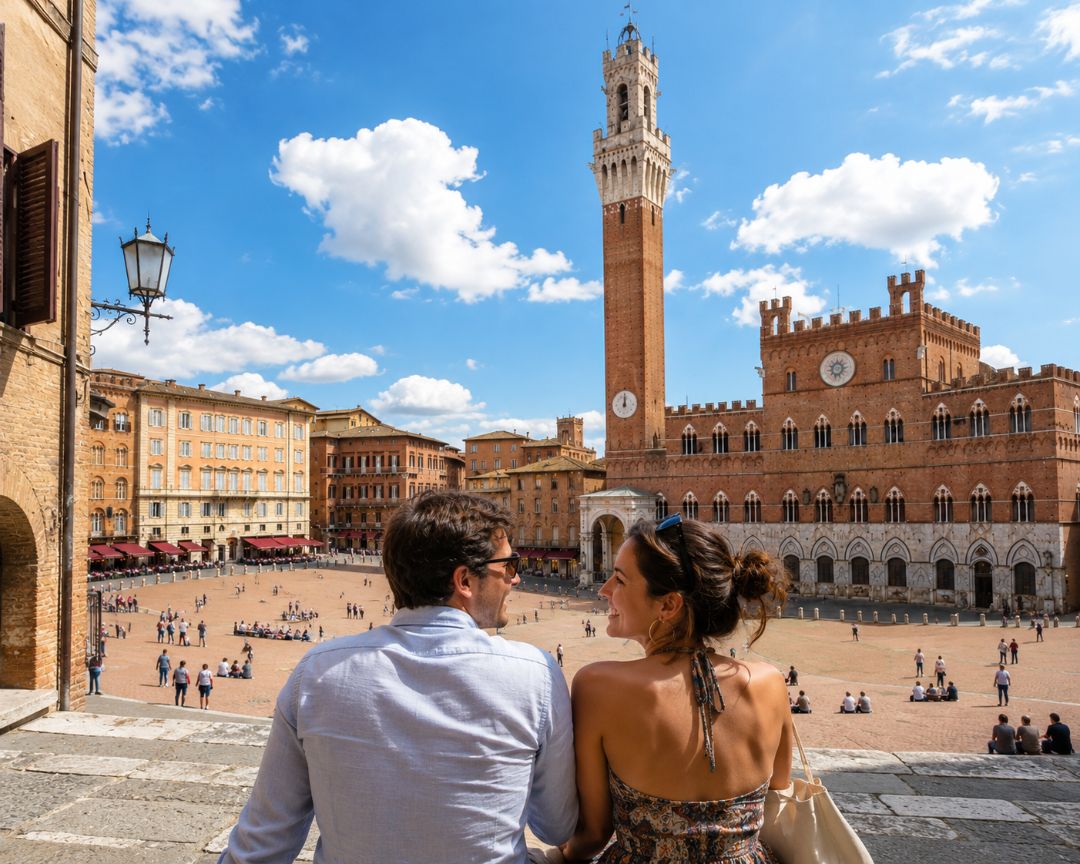 Tuscany's Essence: Siena, San Gimignano & Chianti Winery in a Day