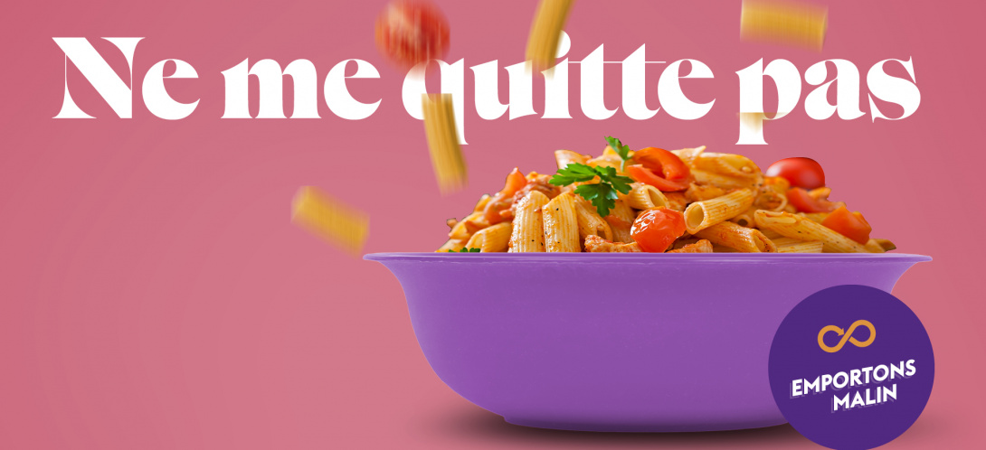 Votre prochain repas à l'emporter servi dans de la vaisselle réutilisable !