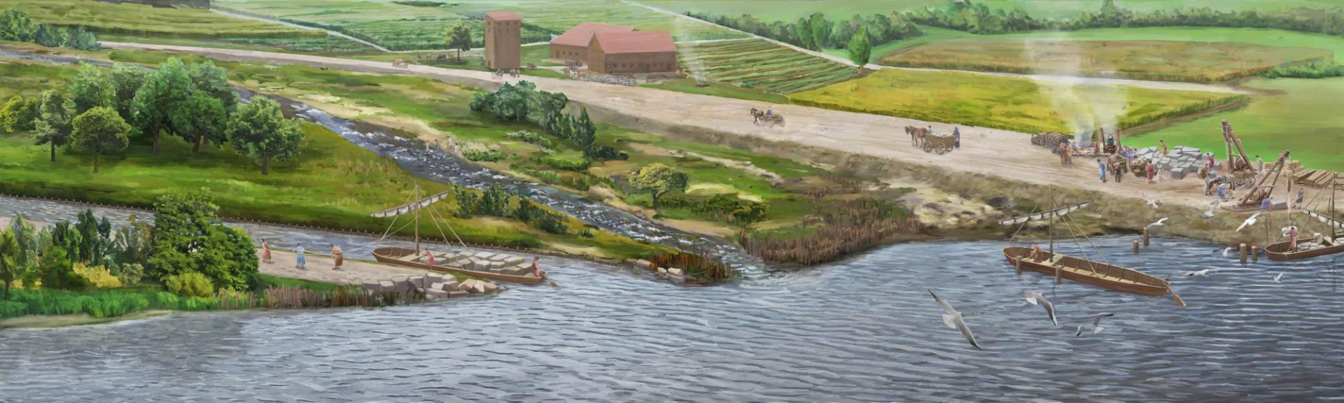 Aventicum vue du lac