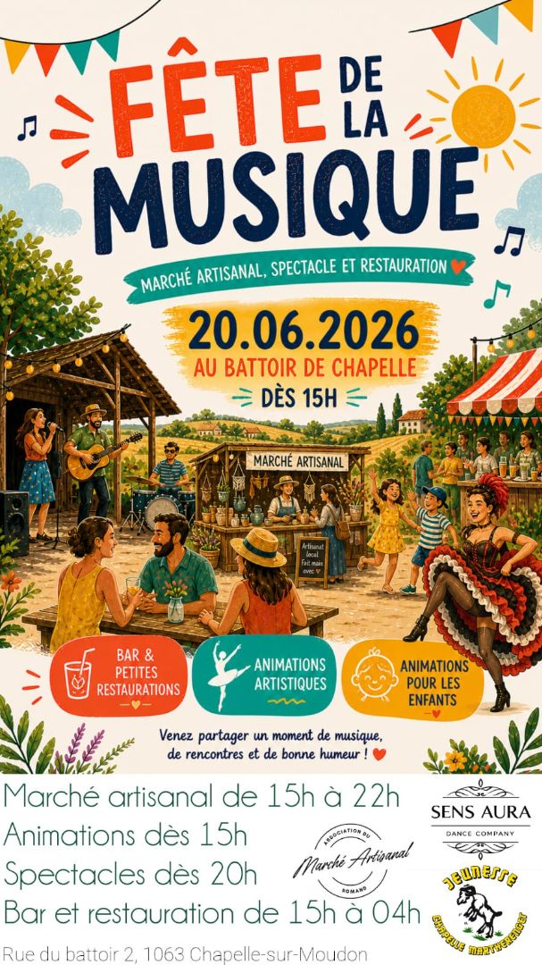 Fête de la Musique - Chapelle-sur-Moudon