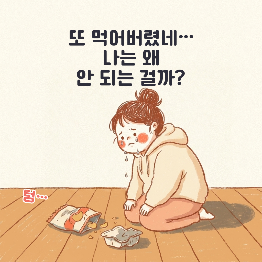 또 먹고 자책, 후회 중단하는 법 (내 먹보유형 확인하기) - 1