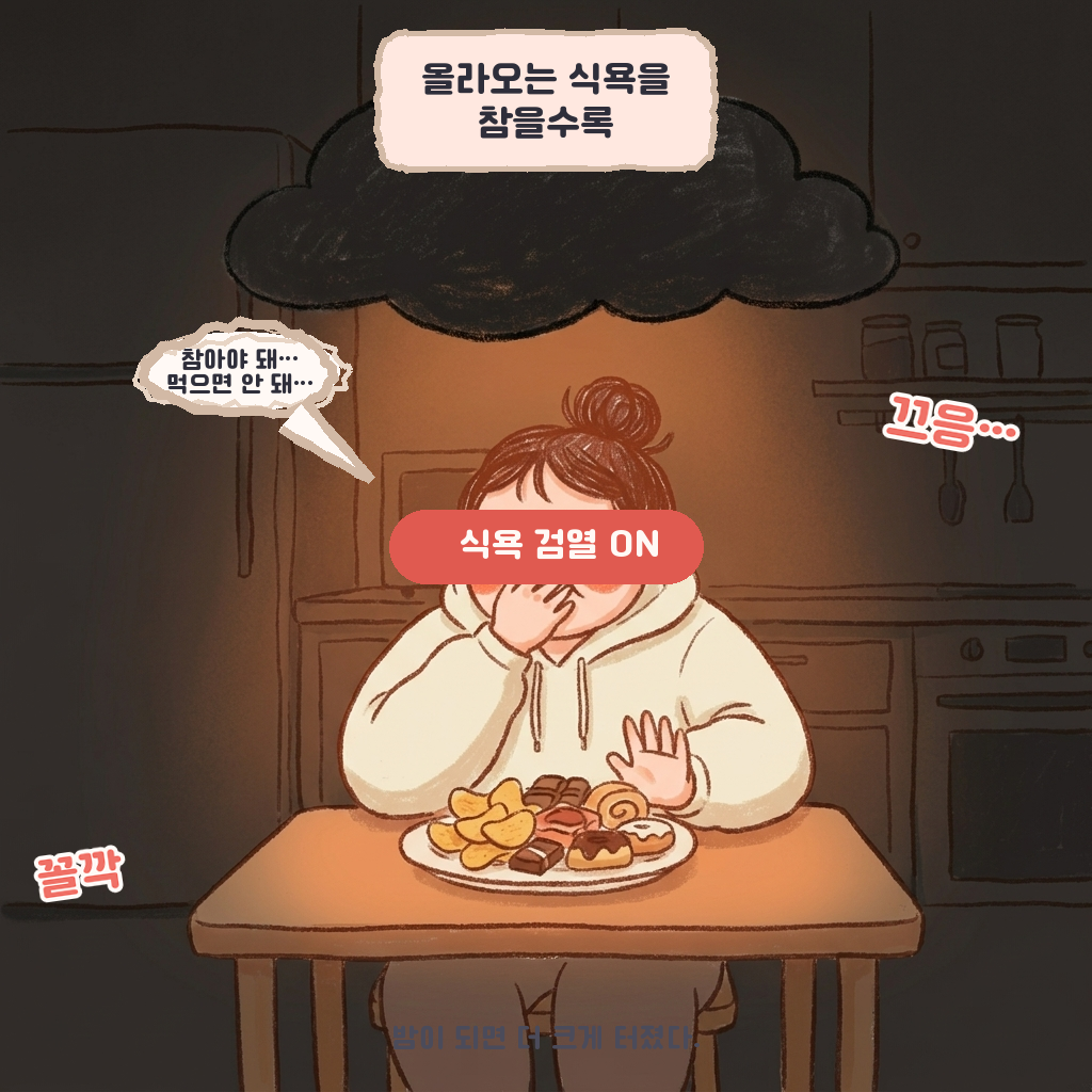 또 먹고 자책, 후회 중단하는 법 (내 먹보유형 확인하기) - 4