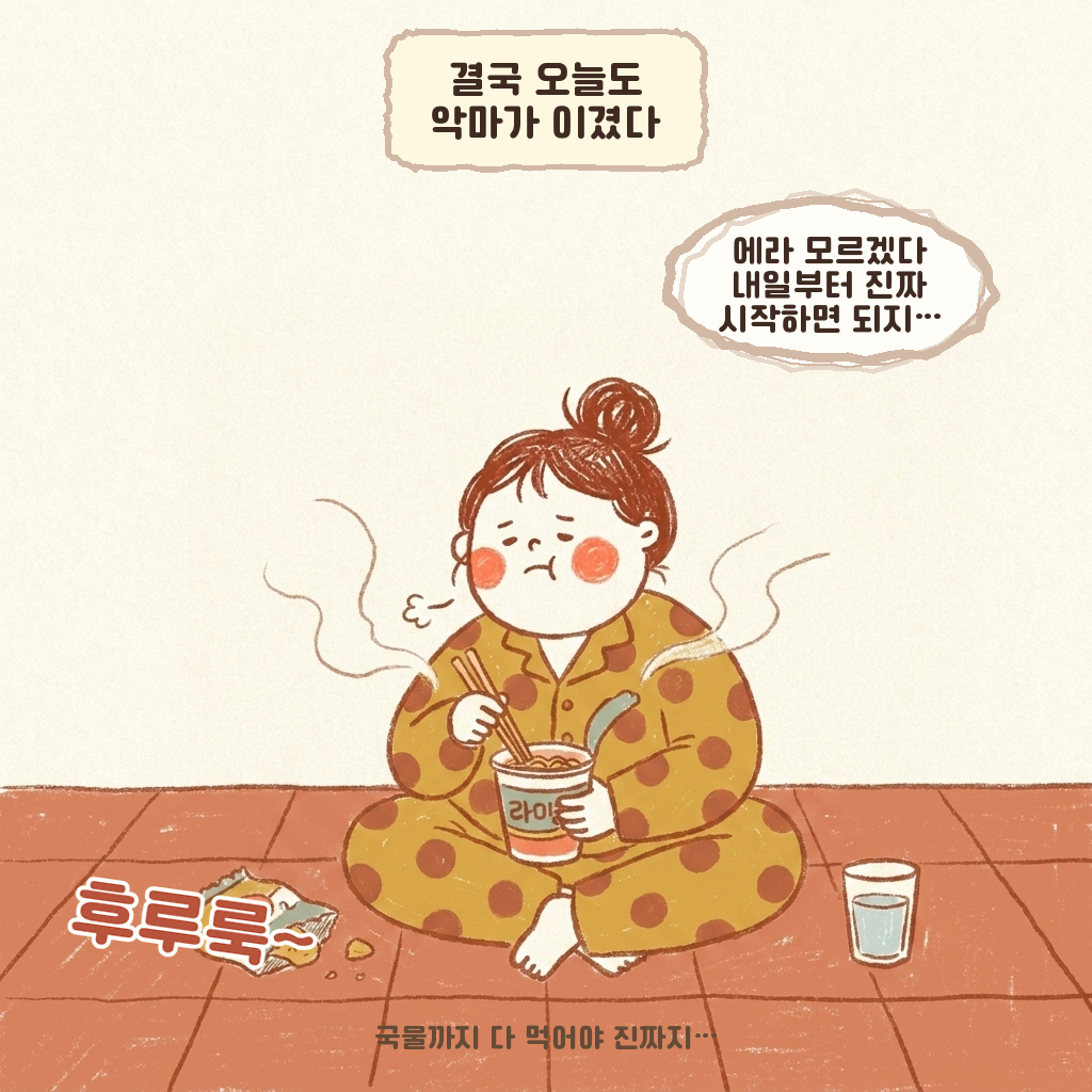 나는 왜 밤 11시에 라면이 땡길까? - 4