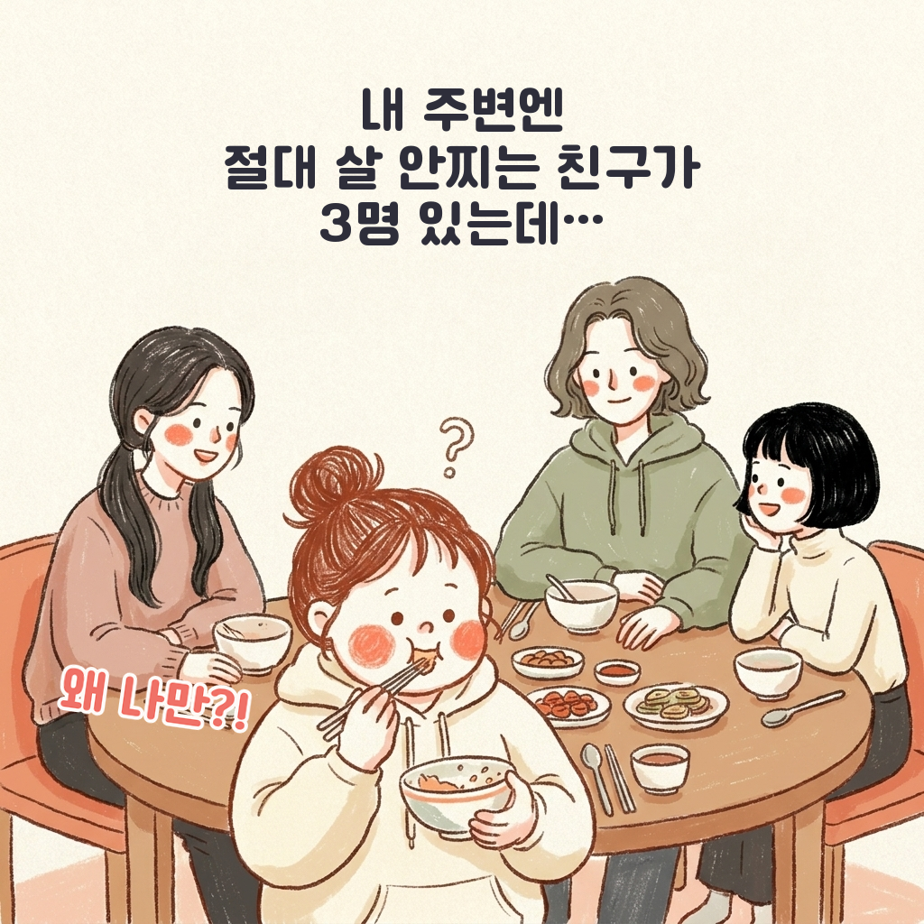 왜 나만 살찌는 걸까? 소식좌 친구들의 식사 습관 3가지 - 1