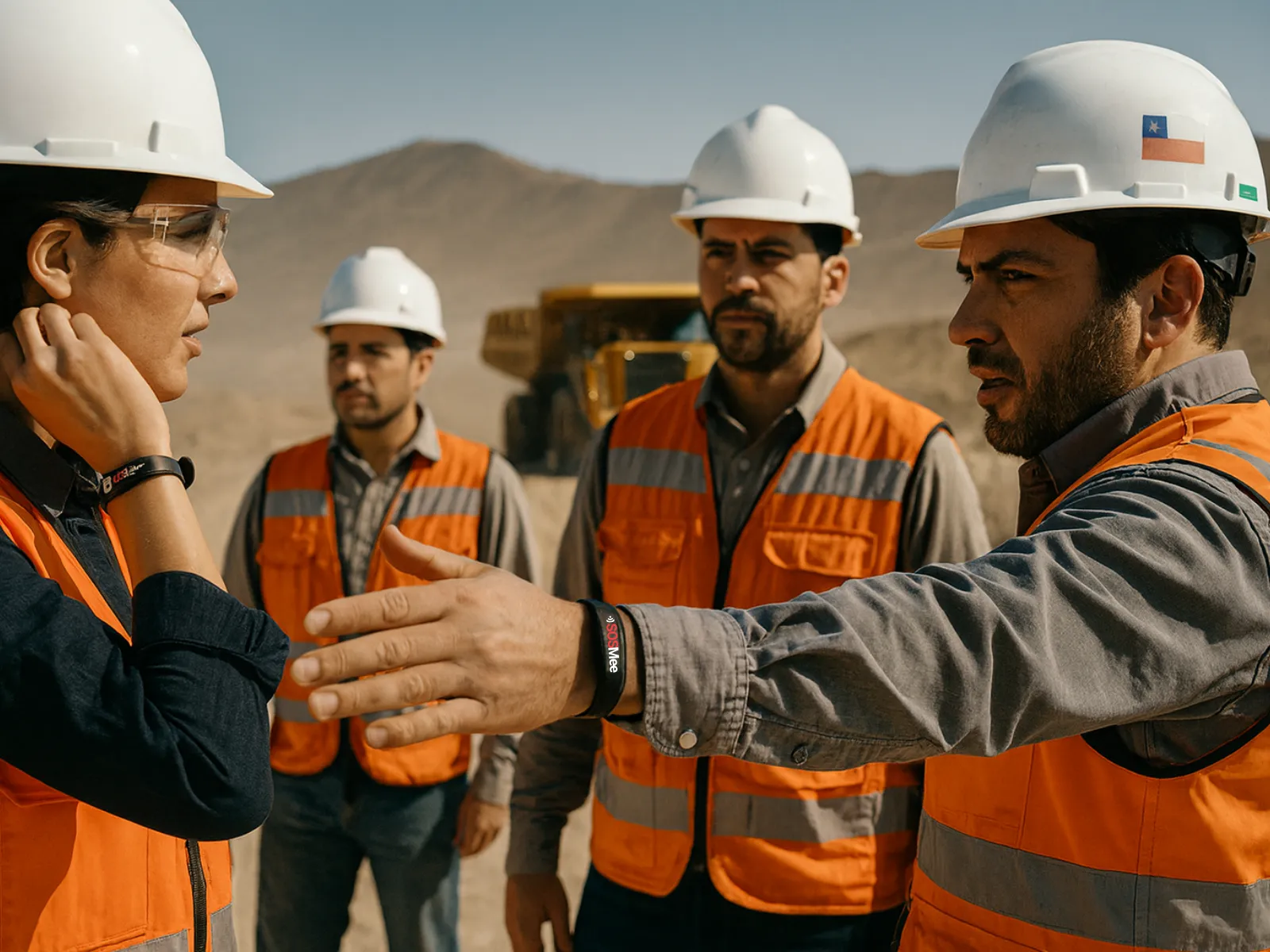 Identificación en faenas mineras