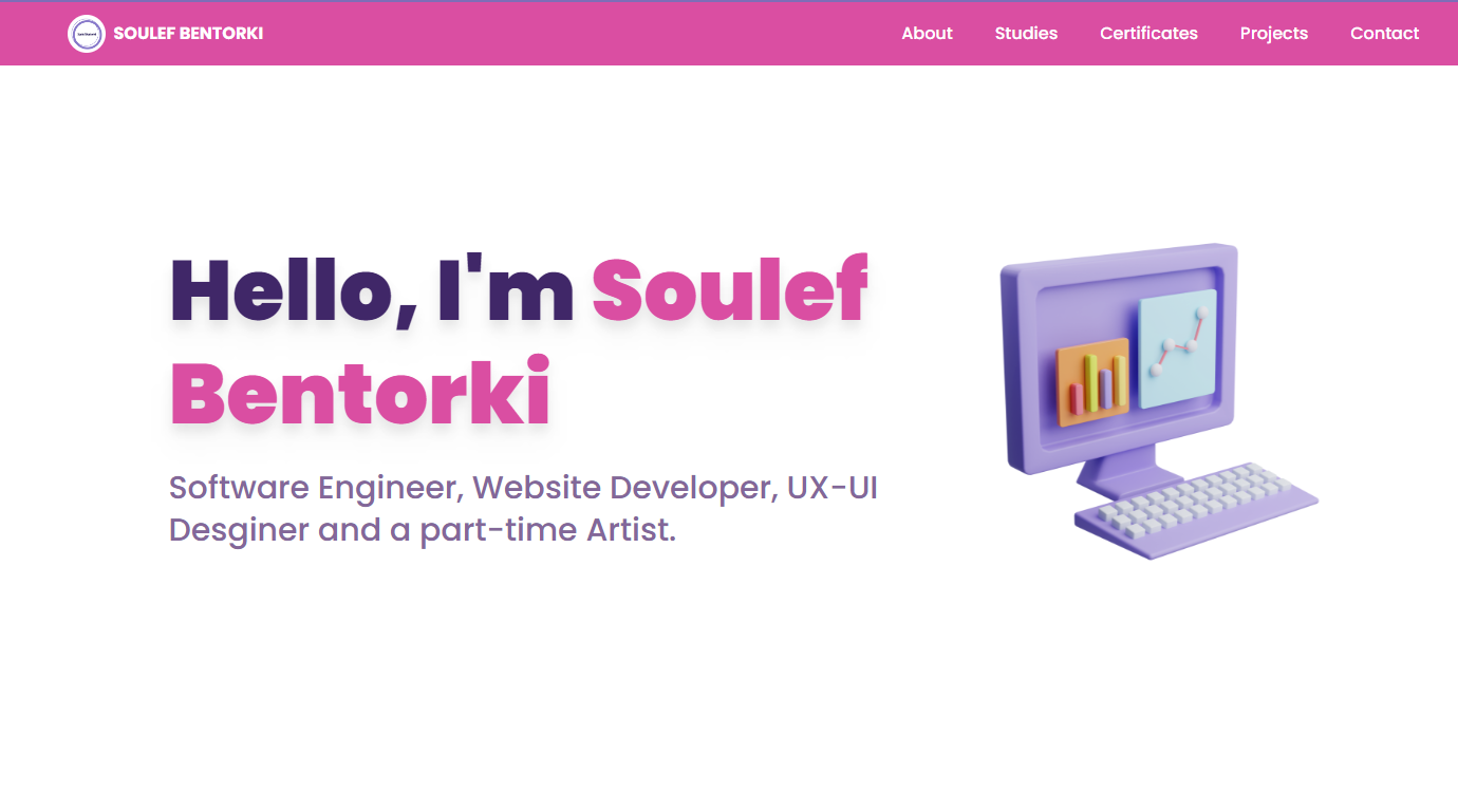 Portfolio web app