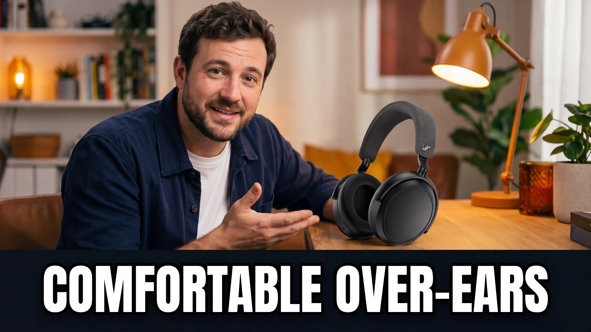 comfortable over-ears buying guide with editorial presenter and audio equipment