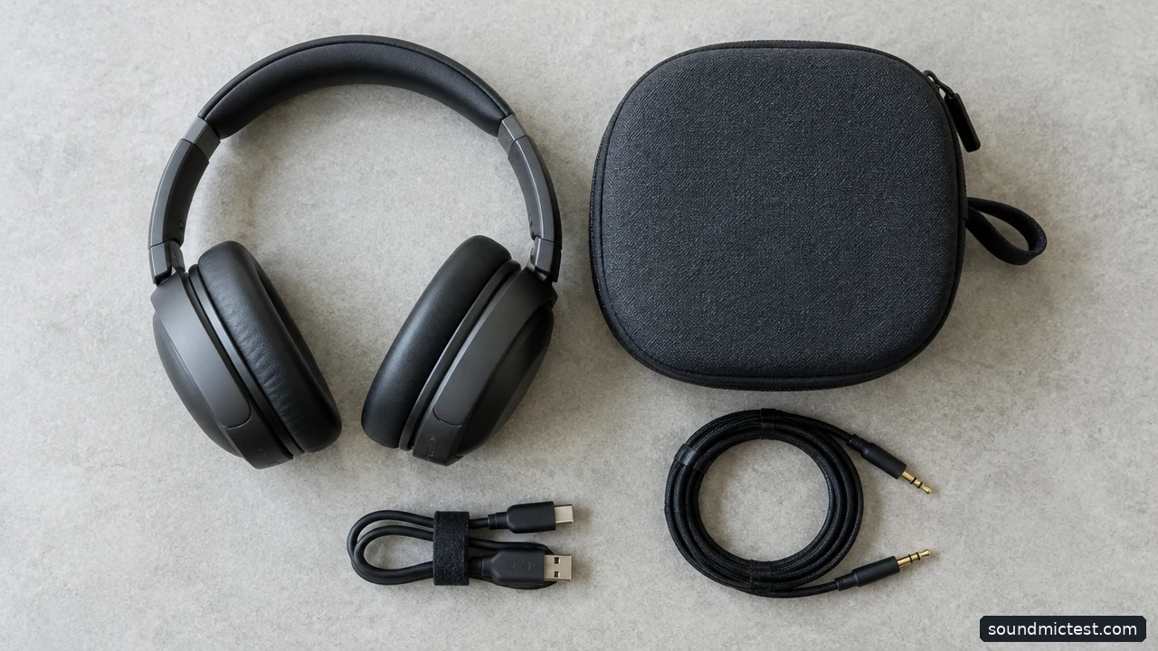 Headphone case and cable travel kit