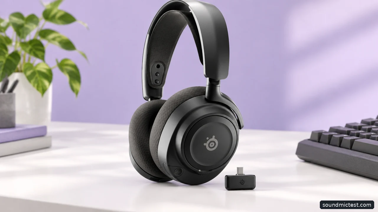Wireless gaming headset and USB receiver