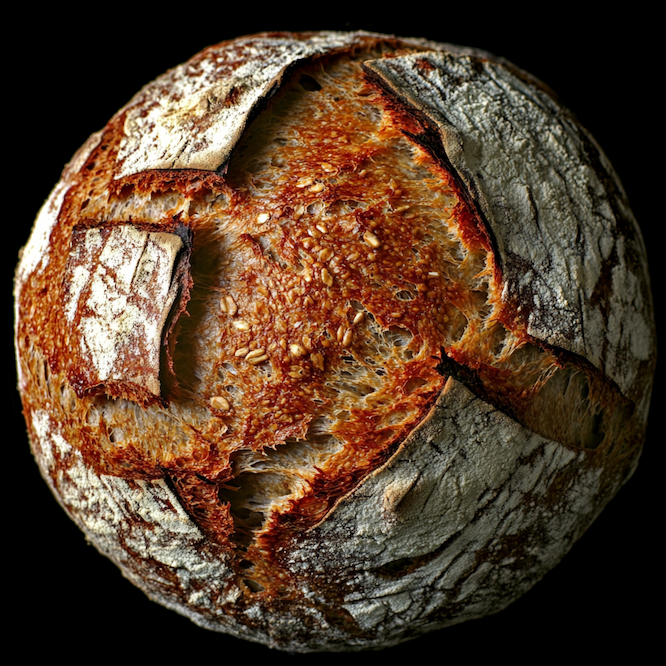 Beginner 100% Whole Wheat Sourdough Bread (No-Knead Method)