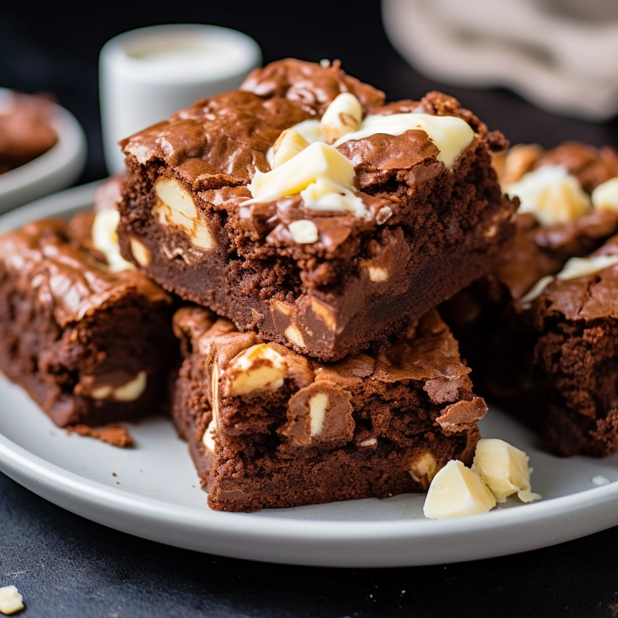 Triple Chocolate Brownies