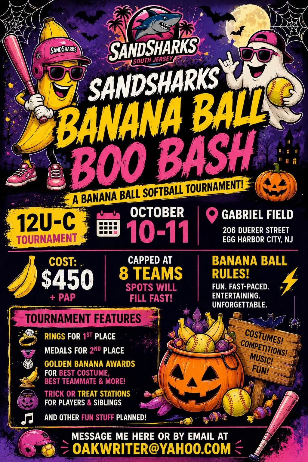 SandSharks Banana Ball Boo Bash
