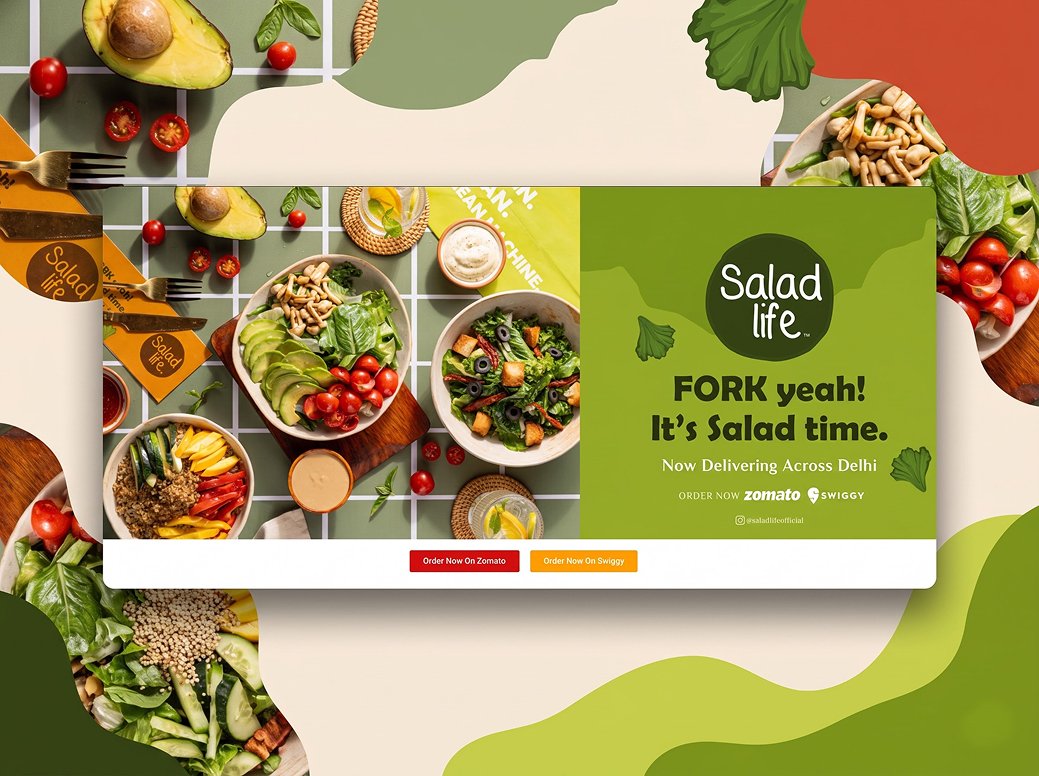 Salad Life Showcase Mockup