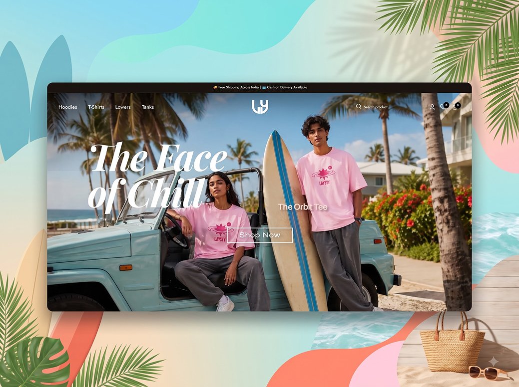 Laysyy Showcase Mockup
