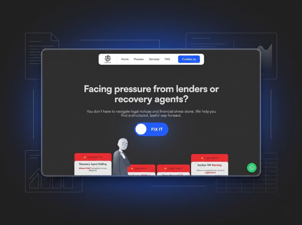 SettleLoans Showcase Mockup