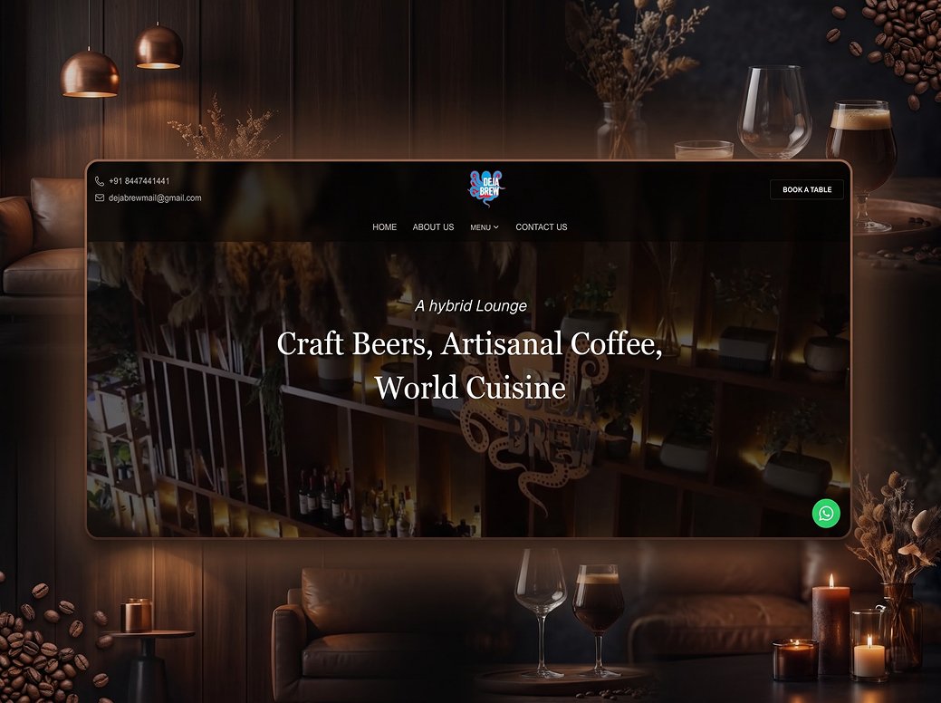 Deja Brew Showcase Mockup