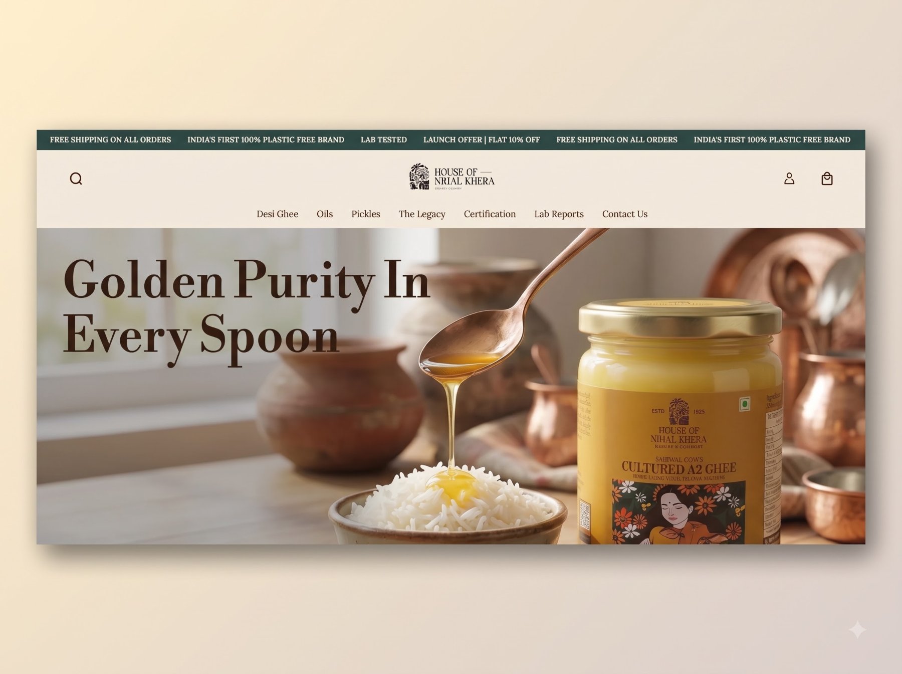 House of Nihal Khera Showcase Mockup