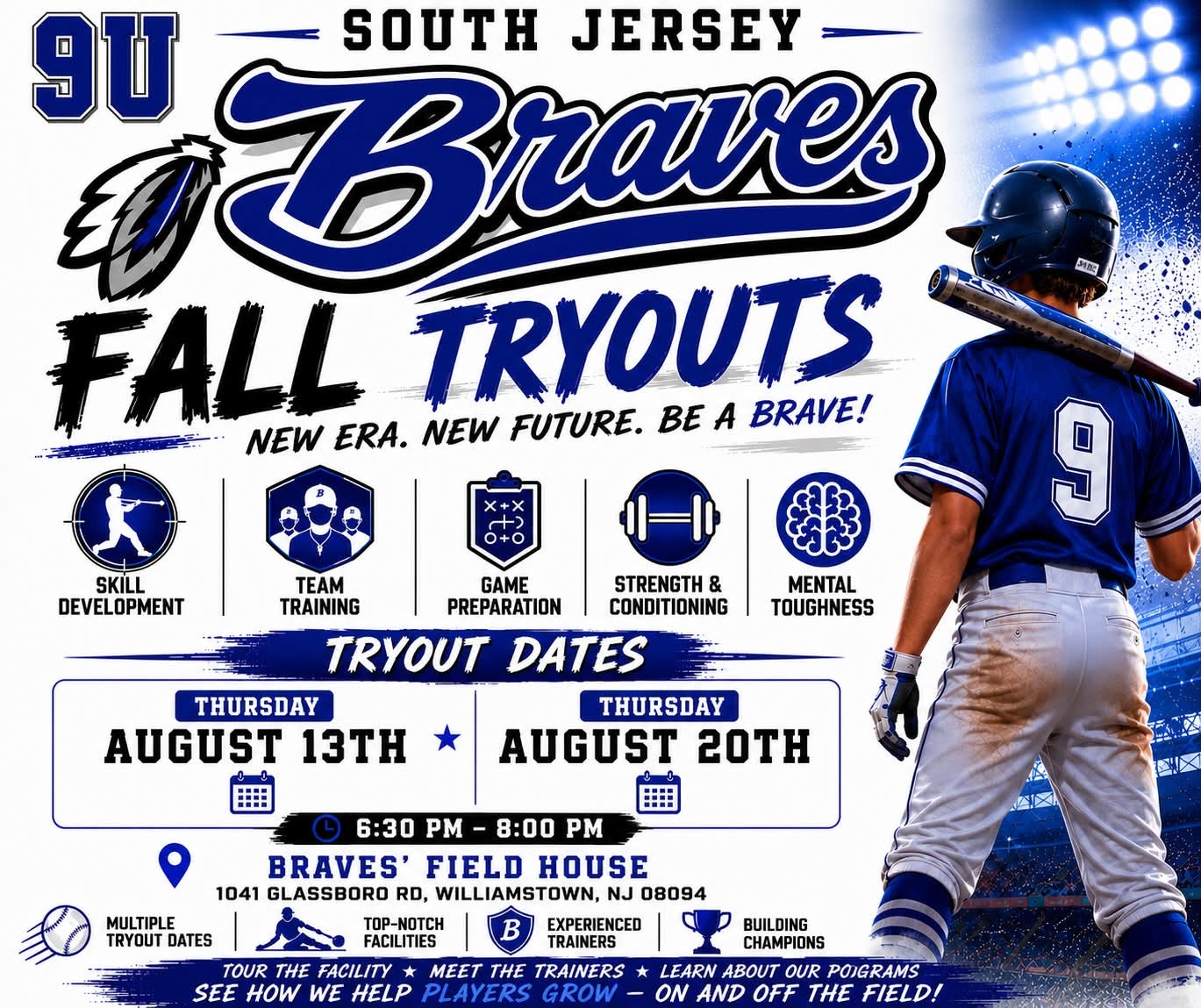 South Jersey Braves Fall Tryouts