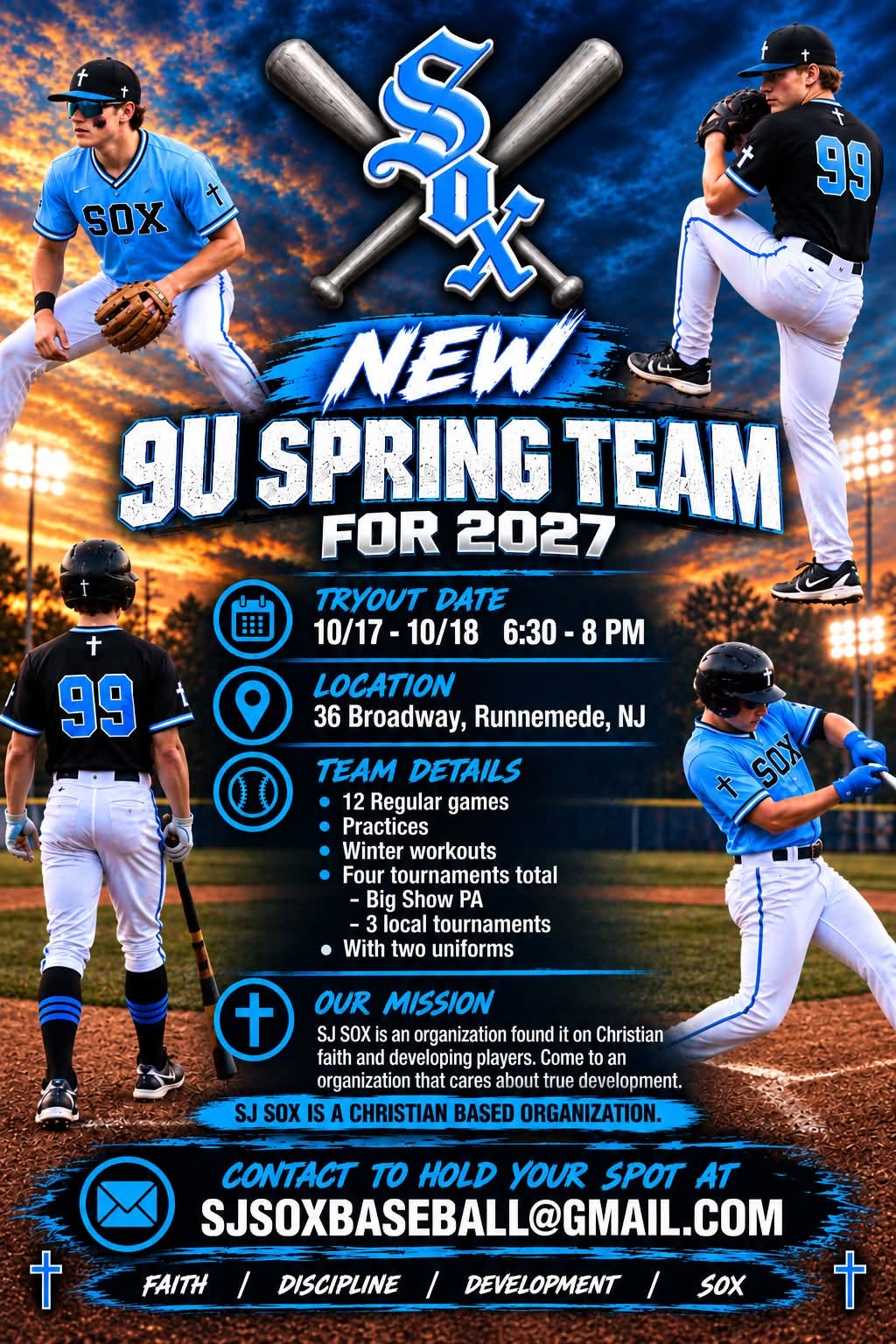 New 9U Spring Team for 2027
