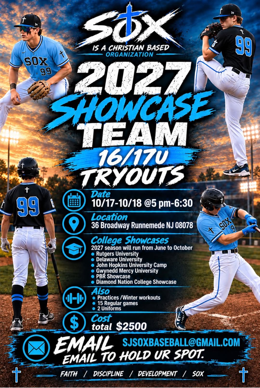 2027 Showcase Team 16/17U Tryouts