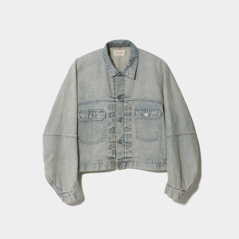 selvedge denim o/d no shoulder blouson
