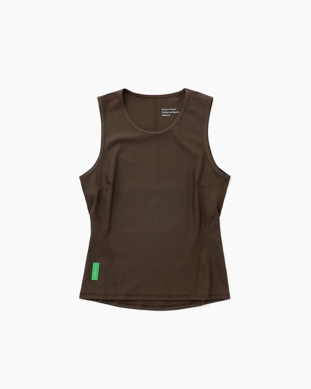 ( K h a k i s )District VisionFitted Training Tank Top Umber