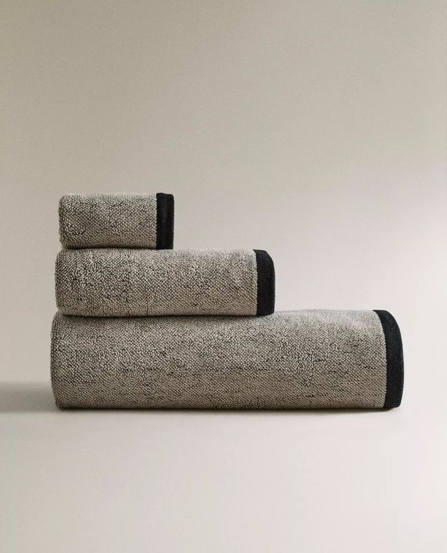 Melange Finish Bathroom Towels | Zara Home South Korea / Republic of Korea
